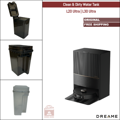 Dreame L20 Ultra, L30 Ultra | Original Spare Parts & Accessories For Auto Dock: Clean And Dirty Water Tank