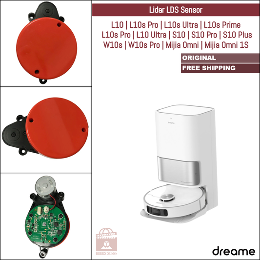 Dreame L10s Ultra, L10s Prime, L10s Pro, L10 Ultra, W10s, W10s Pro | Original Spare & Repair Parts: LDS Laser Lidar Sensor