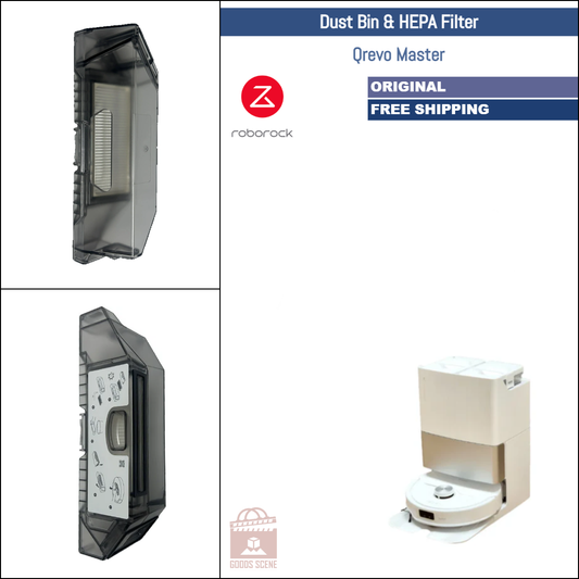 Roborock Q Revo, P10 | Originale reservedeler og tilbehør: Søppelkasse med HEPA-filter