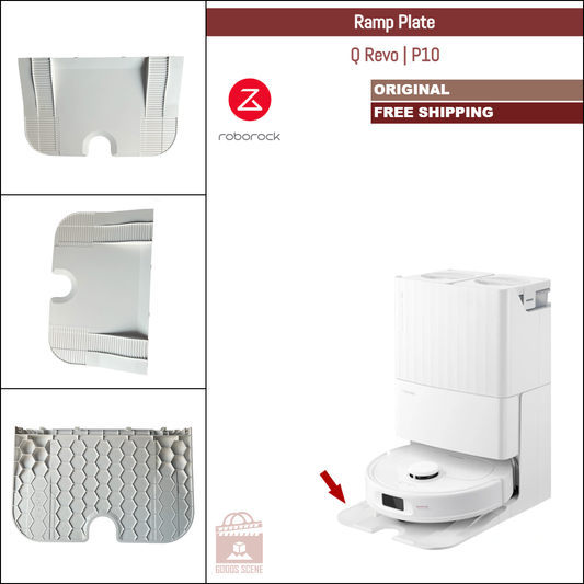 Roborock Q Revo, P10 | Original Spare Parts & Accessories For Auto Dock: White Ramp Plate