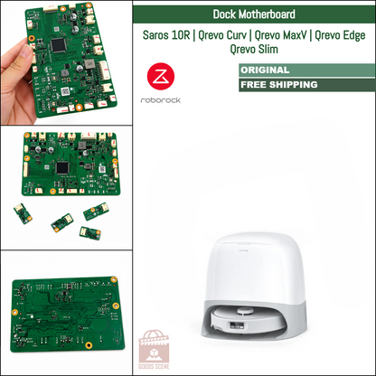 Roborock Saros 10R, Qrevo Curv, Qrevo MaxV, Qrevo Edge, Qrevo Slim | Original Spare & Repair Parts For Auto Empty Dock: Main Motherboard, 220V