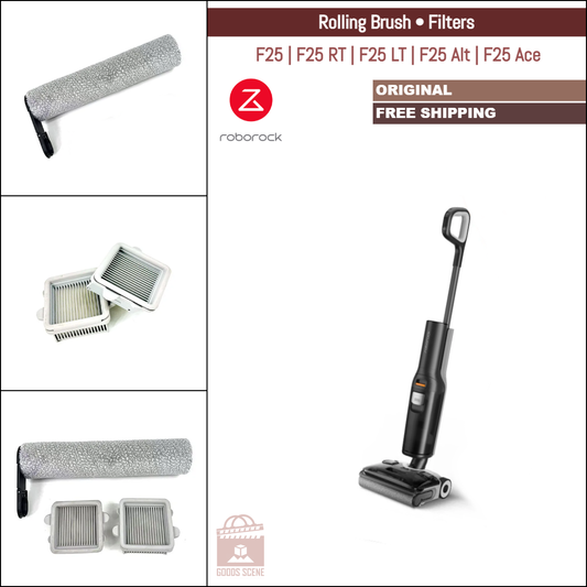 Roborock F25, F25 RT, F25 LT, F25 Alt, F25 Ace | Original Consumable Parts & Accessories: Rolling Brush & Filter