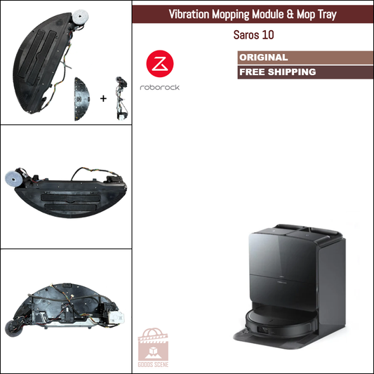 Roborock Saros 10 | Original Spare & Repair Parts: Vibration Mopping Module & Mop Tray