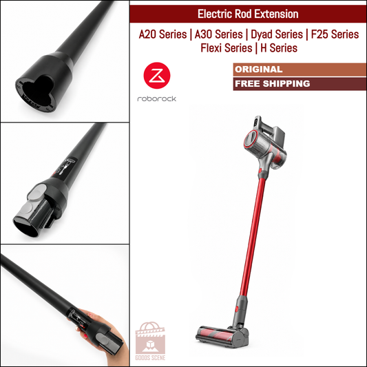 Roborock A20, A30, Dyad, F25, Flexi, H5, H6, H7, H50 & H60 Serieses | Original Spare & Repair Parts: Electric Metal Rod Wand