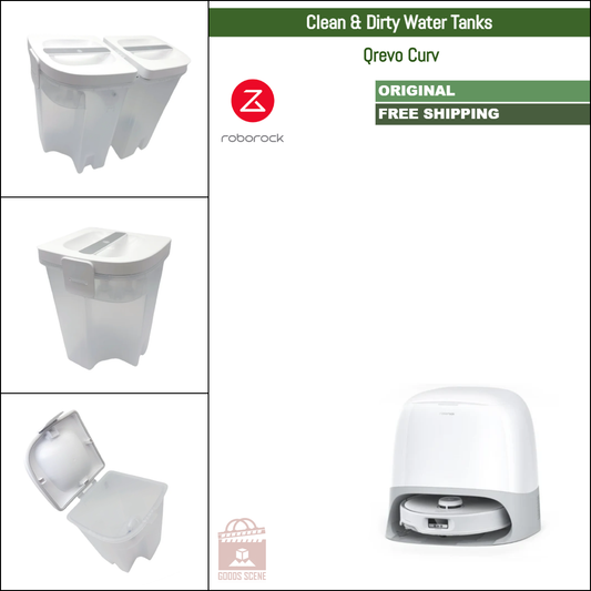 Roborock Qrevo Curv | Original Spare Parts & Accessories For Auto Dock: Clean And Dirty Water Tank