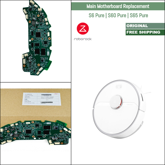 Roborock S6 Pure | Original Spare & Repair Parts: Main PCB Motherboard Replacement, CE Version