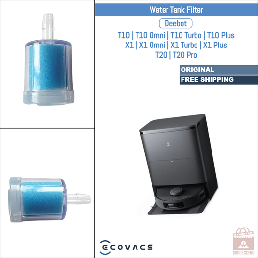 Ecovacs Deebot T10, T20, X1, Omni & Turbo Serieses | Original Spare Parts & Accessories For Auto Dock: Water Tank Filter