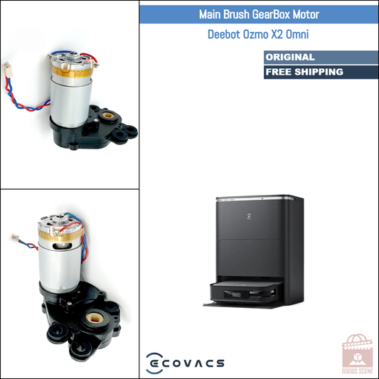 Ecovacs Deebot Ozmo X2 Omni | Original Spare & Repair Parts: Main Brush Gearbox Motor
