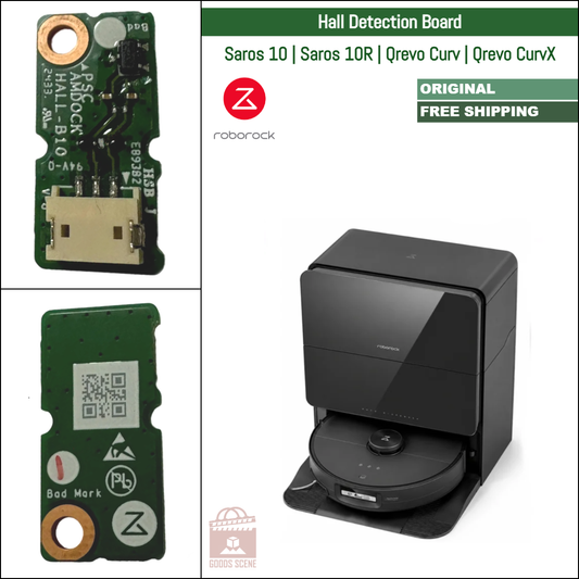 Roborock Saros 10, Saros 10R, Qrevo Curv, Qrevo CurvX | Original Spare & Repair Parts For Auto Empty Dock: Hall Detection PCB Sensor Board
