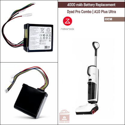 Roborock S4, S5, S6, S6 Pure, S7, S8, Q5, Q7, Q Revo MaxV Pro und verschiedene Modelle | Originale Ersatz- und Reparaturteile: OEM-Akkuersatz, 5200 mAh