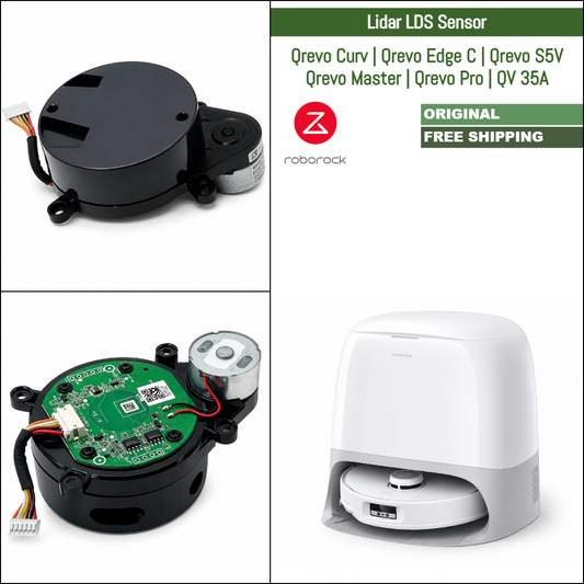 Roborock Qrevo Curv, Qrevo Edge C, Qrevo S5V, Qrevo Master, Qrevo Pro, QV 35A | Original Spare & Repair Parts: LDS Laser Lidar Sensor