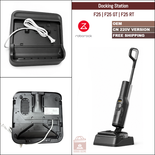 Roborock F25, F25 GT, F25 RT | OEM Spare Parts & Accessories: Charging Docking Station, 220V
