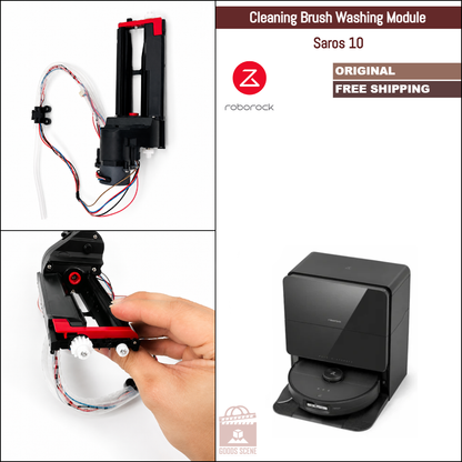 Roborock Saros 10, S9 MaxV, G30 | Original Spare & Repair Parts For Auto Dock: Cleaning Brush Gearbox Washing Module