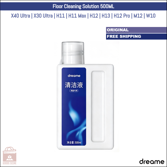Dreame X40 Ultra, X30 Ultra, H11, H11 Max, H12, H13, H12 Pro, M12, W10 | Original Consumable Parts & Accessories: HFF5 Floor Cleaning Solution 500ML