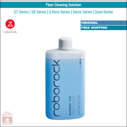 Roborock S7 Pro Ultra, S8 MaxV, Q Revo, Saros 10, Dyad | Original Consumable Parts & Accessories: Floor Cleaning Solution 1L