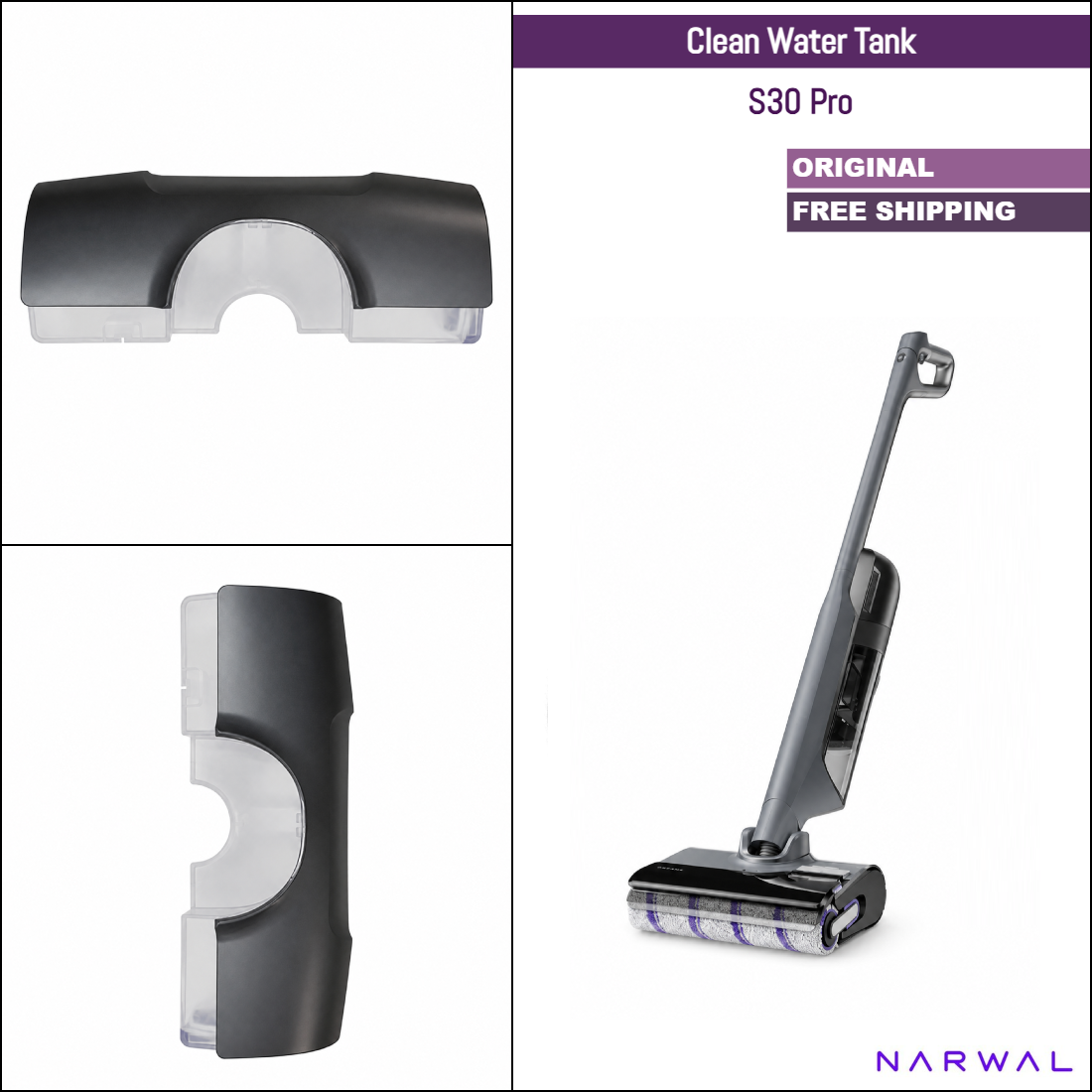 Narwal S30 Pro | Original Spare Parts & Accessories: Mop Cleaning Water Tank