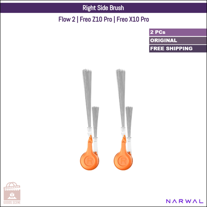Narwal Flow 2, Freo Z10 Pro, Freo X10 Pro | Original Consumable Parts & Accessories: Right Side Brush