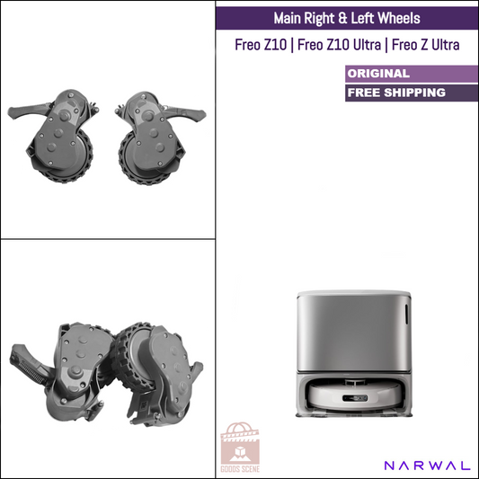 Narwal Freo Z10, Freo Z10 Ultra, Freo Z Ultra | Original Spare & Repair Parts: Main Right & Left Wheels