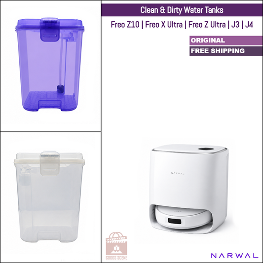 Narwal Freo Z10, Freo X Ultra, Freo Z Ultra, J3, J4 | Original Spare Parts & Accessories For Auto Dock: Clean And Dirty Water Tank