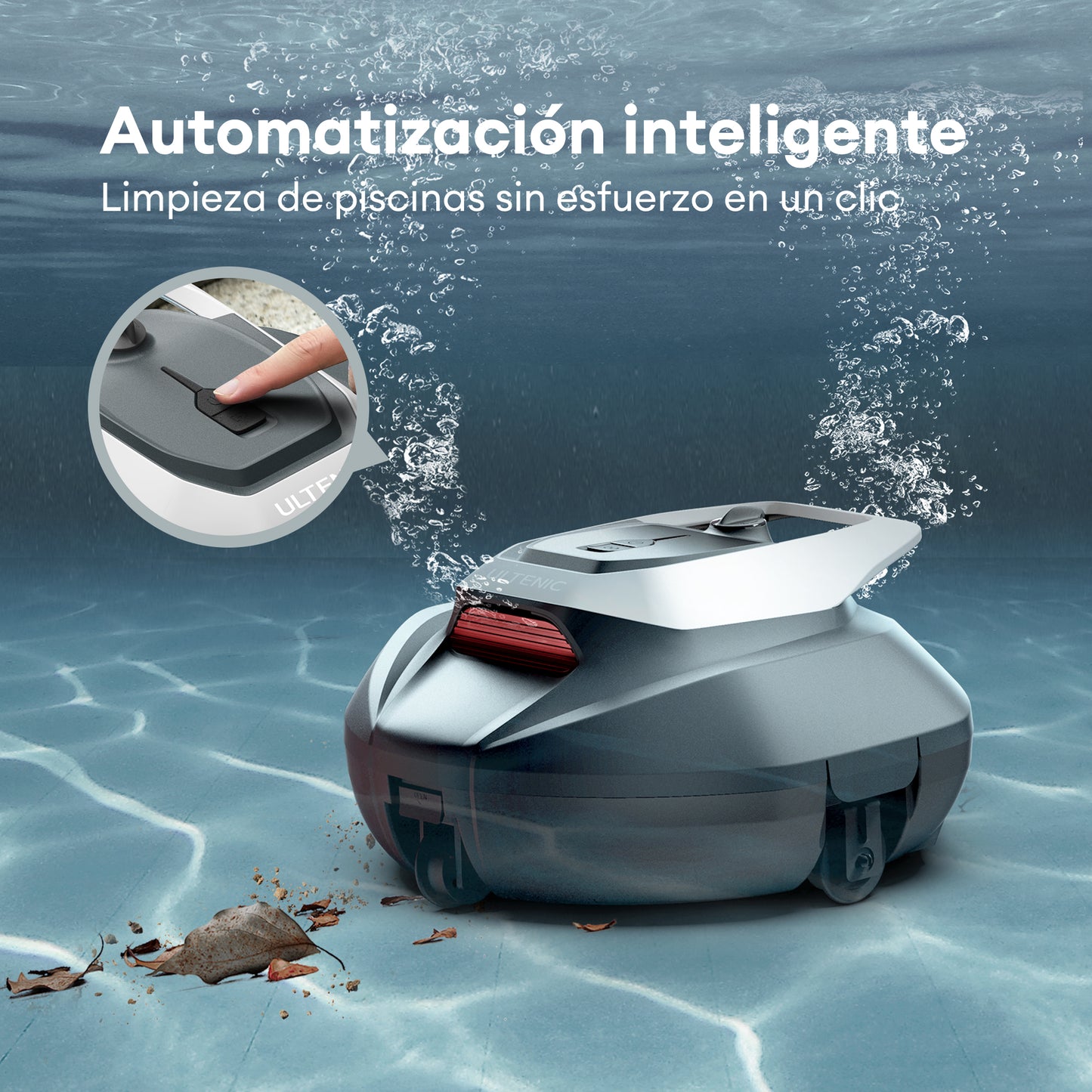 Ultenic Pooleco 10 Cordless Robotic Pool Cleaner | 90-Min Runtime & Auto Parking