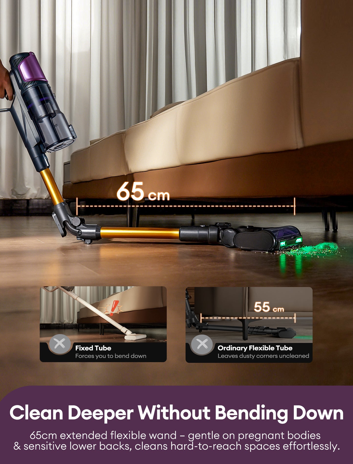 Ultenic U20 Mopper Cordless Vacuum Cleaner & Mop | 55KPa Suction & Vacuum-Mop Function