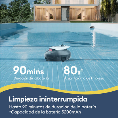 Ultenic Pooleco 10 Cordless Robotic Pool Cleaner | 90-Min Runtime & Auto Parking