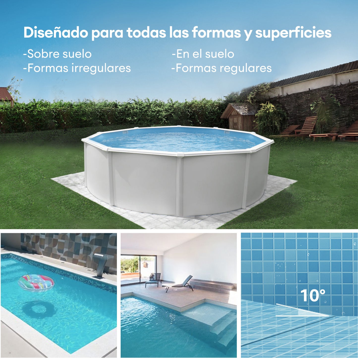 Ultenic Pooleco 10S Cordless Robotic Pool Cleaner | App & Remote Control