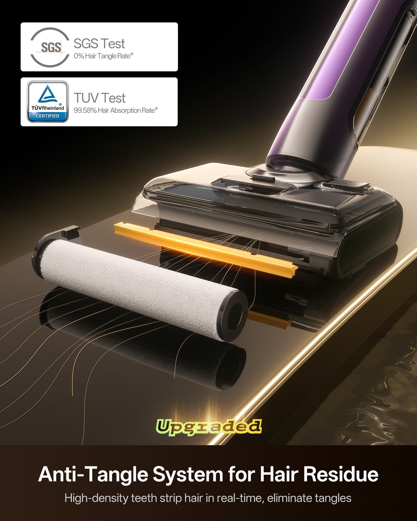 Ultenic AC1 TriFlex Cordless Wet Dry Vacuum Cleaner & Floor Washer | 180° Lay-Flat Cleaning & Self-Cleaning System