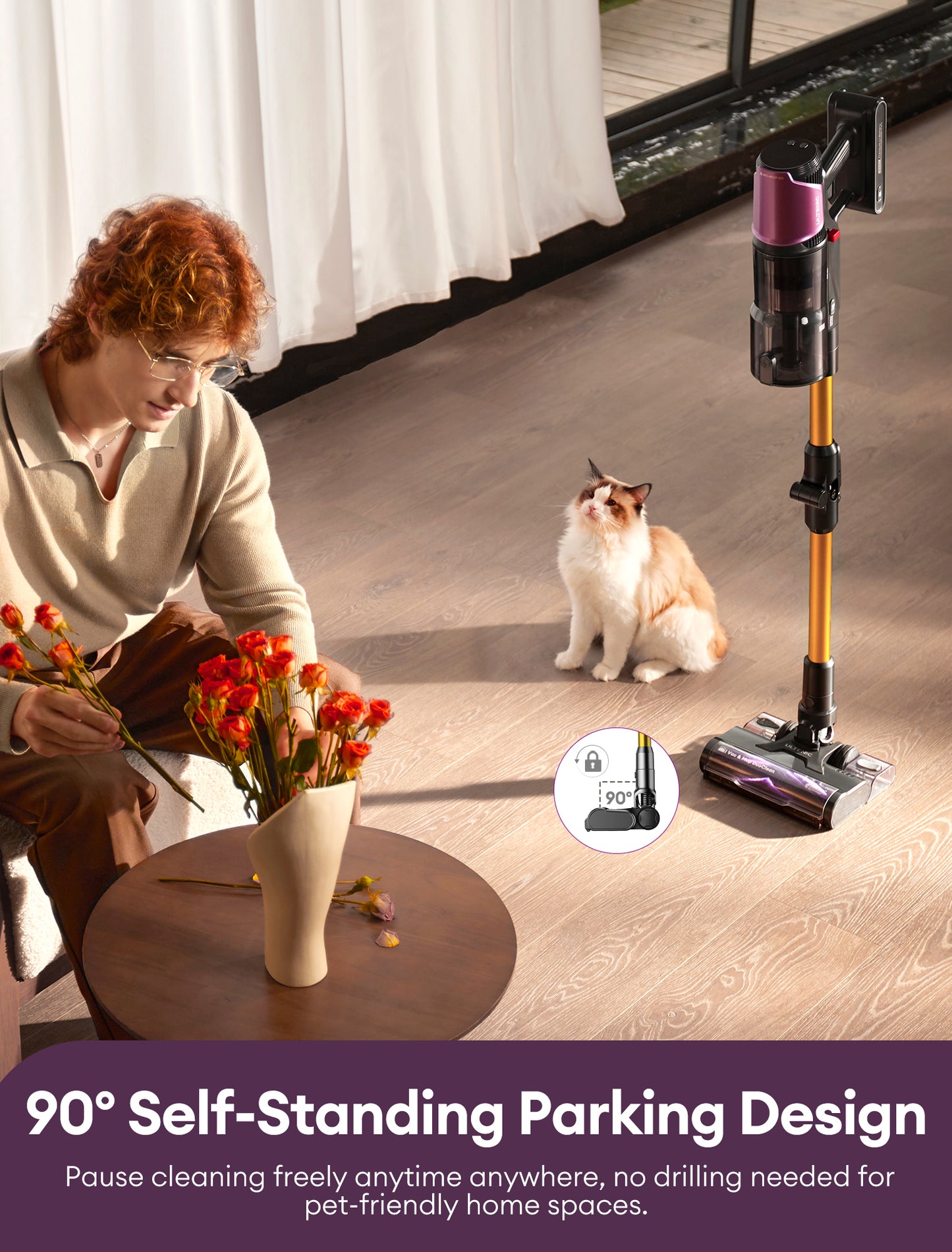 Ultenic U20 Mopper Cordless Vacuum Cleaner & Mop | 55KPa Suction & Vacuum-Mop Function