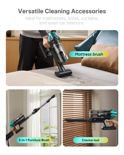 Vexilar V15 Max Blitz Cordless Stick Vacuum Cleaner & Mop | 65KPa Suction