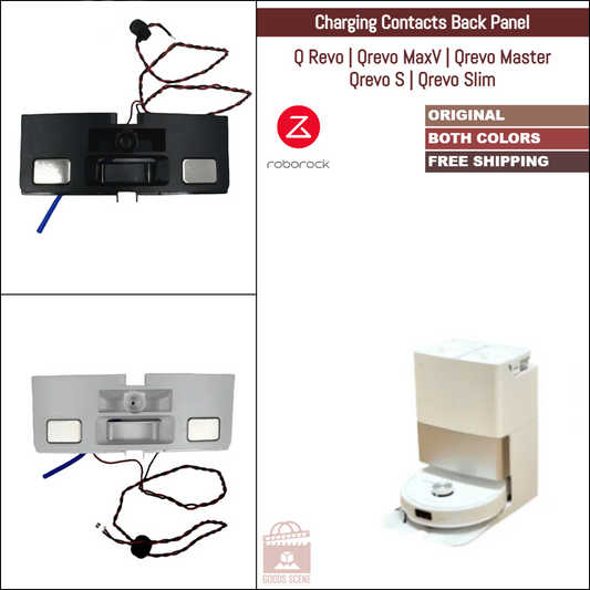 Roborock Q Revo, Qrevo MaxV, Qrevo Master, Qrevo S, Qrevo Slim | Original Spare & Repair Parts: Charging Contacts Back Panel