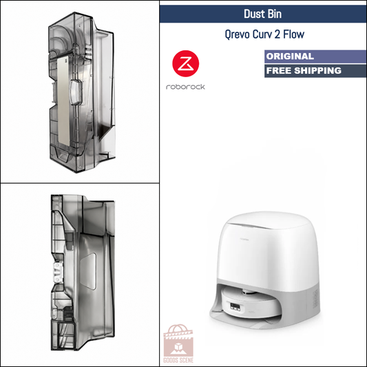 Roborock Qrevo Curv 2 Flow | Original Spare Parts & Accessories: Dustbin Dust Box