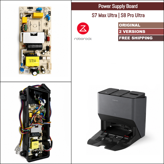 Roborock S7 Max Ultra, S8 Pro Ultra | Original Spare & Repair Parts For Auto Dock: Power Supply Board, 220V