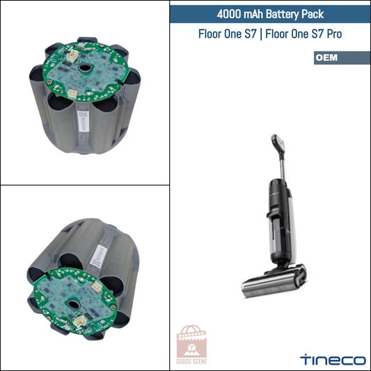 Tineco Floor One S7, Floor One S7 Pro | Original Spare & Repair Parts: OEM Battery Pack, 4000mAh