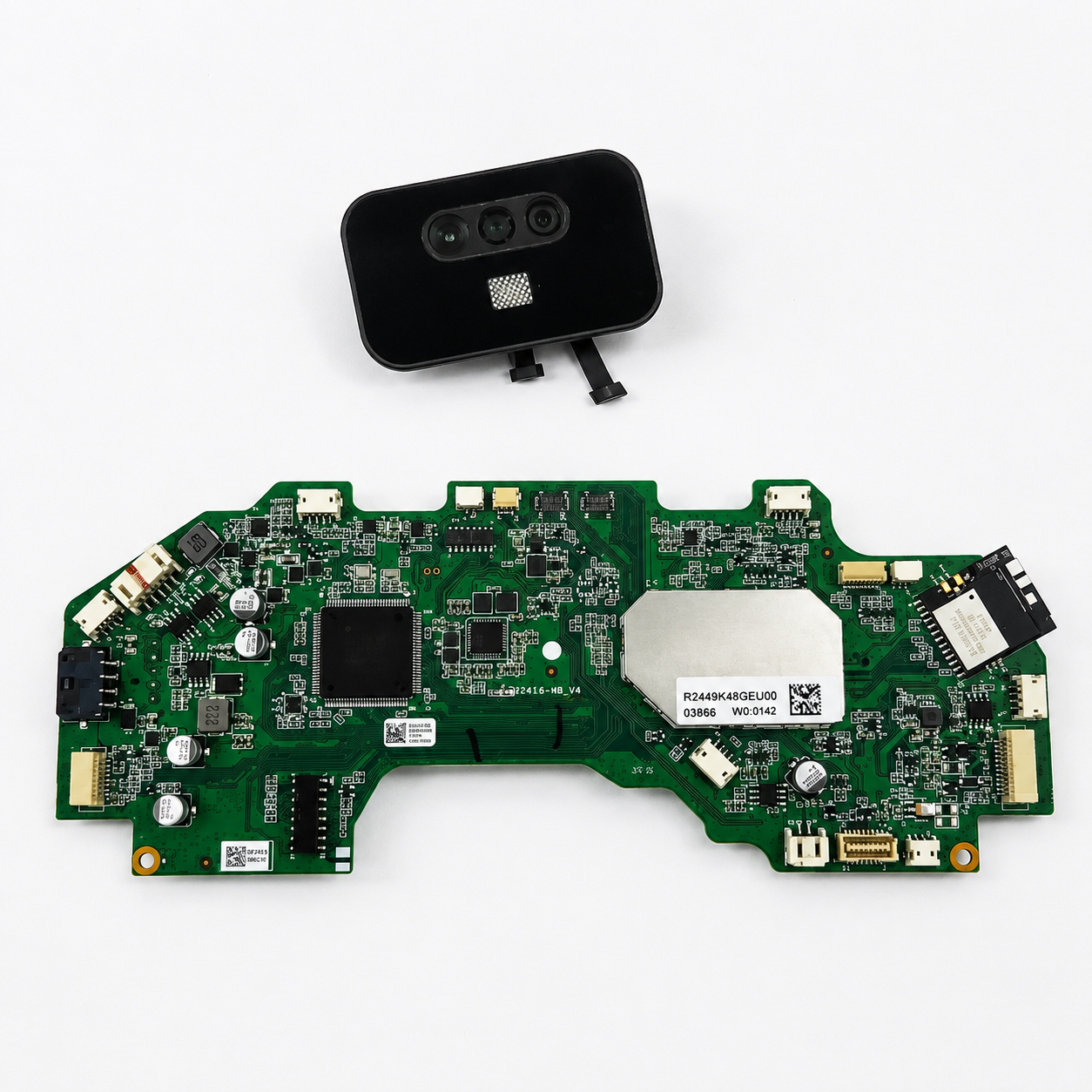 Roborock S7, S7+, S7 Max Ultra, S7 MaxV Ultra, S7 Pro Ultra | Originale reservedeler og reparasjonsdeler: Bytting av hovedkort for hovedkort