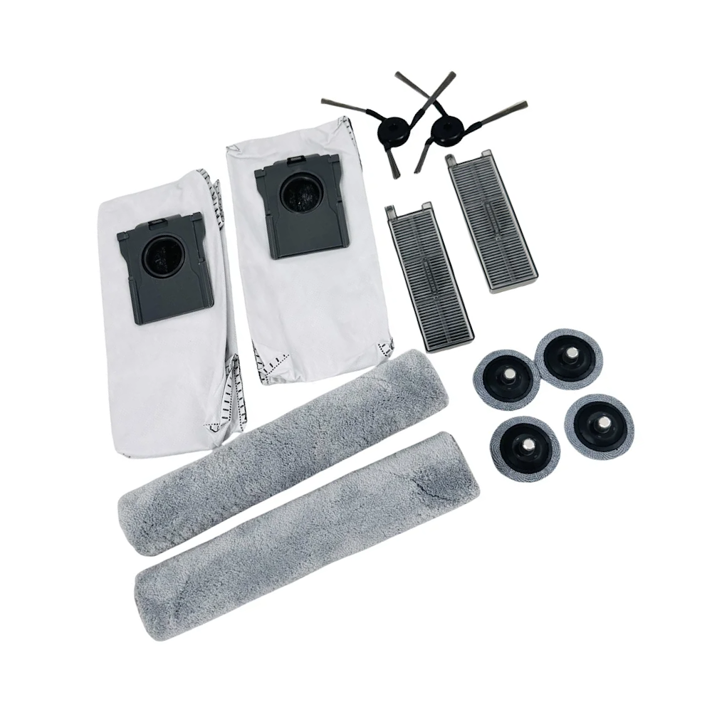 MOVA Z5, Z50, Z50 Ultra | Original Consumable Parts & Accessories: Side Brushes, Mopping Rollers, HEPA Filters, Dust Bags (Kit)
