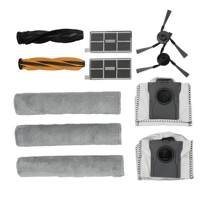 Dreame Aqua10 Ultra Roller, Aqua10 Ultra Roller Complete | Original Consumable Parts & Accessories: Brushes, Mops, HEPA Filters, Dust Bags (Kit)