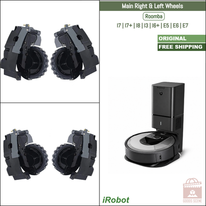Roborock S6, S60, S61, S65 | Originale Ersatz- und Reparaturteile: Haupträder rechts und links