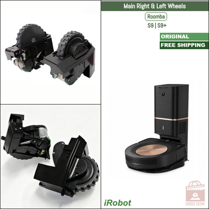 Roborock S6, S60, S61, S65 | Originale Ersatz- und Reparaturteile: Haupträder rechts und links