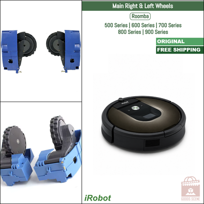 Roborock S6, S60, S61, S65 | Originale Ersatz- und Reparaturteile: Haupträder rechts und links