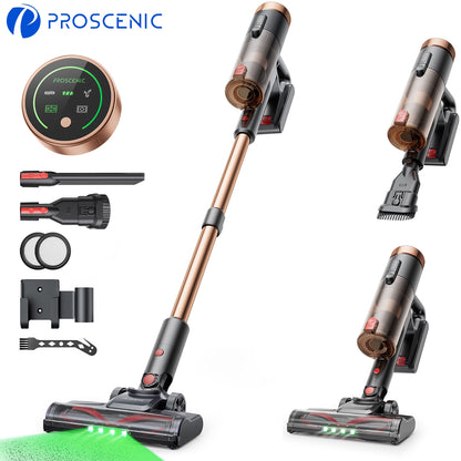 Proscenic P11 Ultra Cordless Stick Vacuum Cleaner | 50KPa Suction & Green Laser