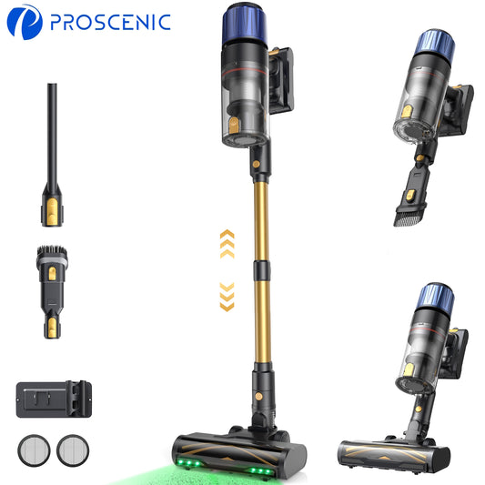 Proscenic P15 Cordless Stick Vacuum Cleaner | 50KPa Suction & GreenEye Technology