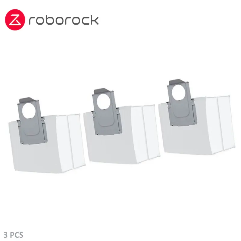 Roborock S7 MaxV Ultra, S7 Max Ultra, S7 Pro Ultra, Q7, Q7 Max | Originale deler og tilbehør for autodokking: rengjøringsbørste, støvposer og bakteriostatisk modul