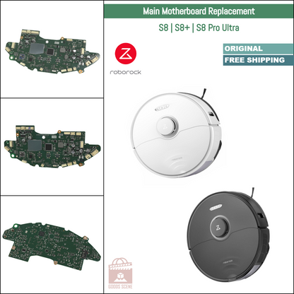 Roborock S8, S8+, S8 Pro Ultra | Original Spare & Repair Parts: Main PCB Motherboard Replacment