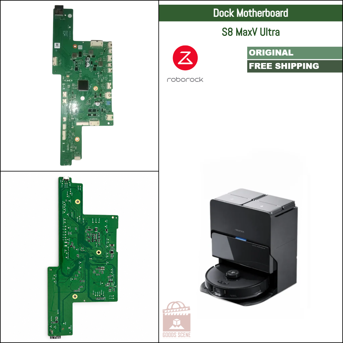 Roborock S8 MaxV Ultra | Original Spare & Repair Parts For Auto Empty Dock: Main Motherboard, 220V